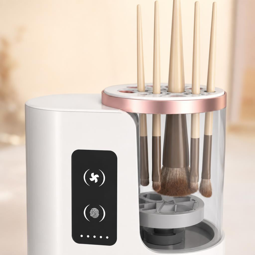 Rivenory · Limpiador y Secador Eléctrico de Brochas de Maquillaje — vista 2